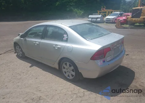 2008 Honda Civic Lx from USA, damaged, VIN 2HGFA16578H339010